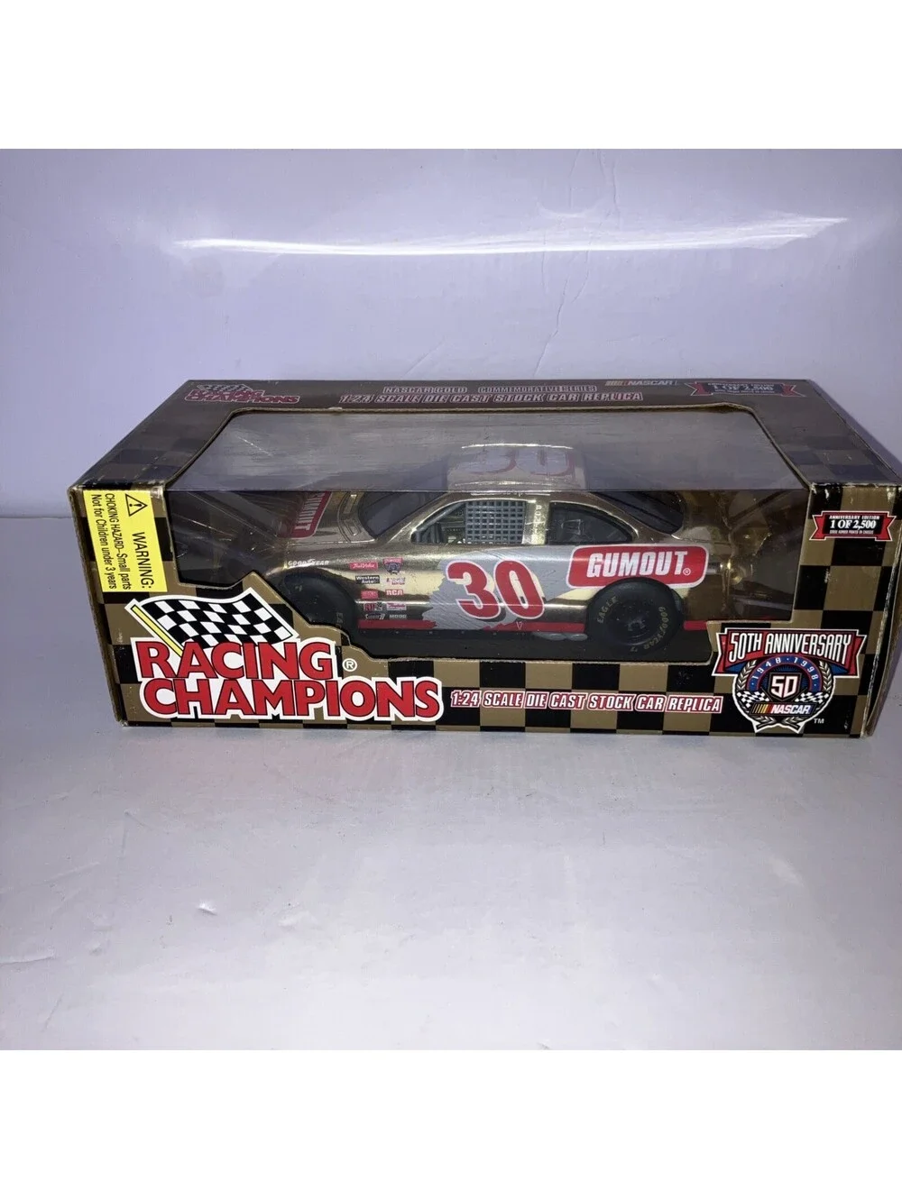 VTG 98’ Racing Champions Derrike Cope #30 Nascar Gold Commemorative Series 1:24